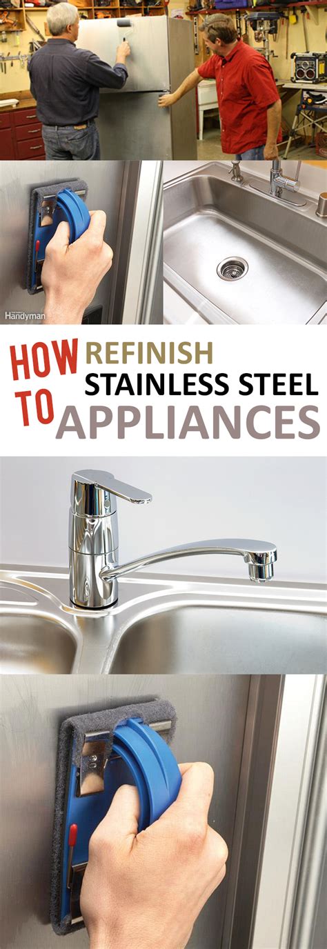 appliance refinishing|refinishing appliances to stainless steel.